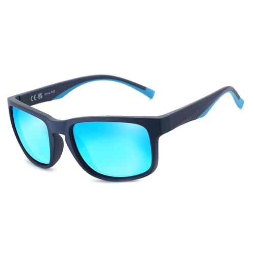 Image of ZENOTTIC Sports Polarized Sunglasses Men: UV400 Flexible Unbreakable Frame