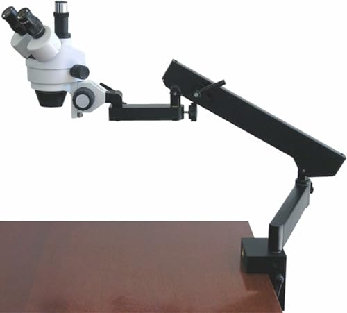 Image of AmScope SM-6TZ Trinocular Stereo Zoom Microscope, Ambient Light