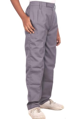 Image of School Uniform Trousers for Boys and Girls - Formal Ready-to-Wear Pants for Students & Kids | Dress Pants| Stitched School Bottom Wear