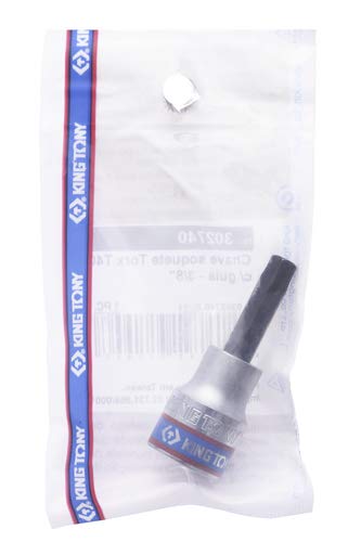 King Tony Steckschlüsseleinsatz Torx T40 | 3/8 Zoll Antrieb, Aus Chrom-Vanadium-Stahl, Für Professionellen Einsatz