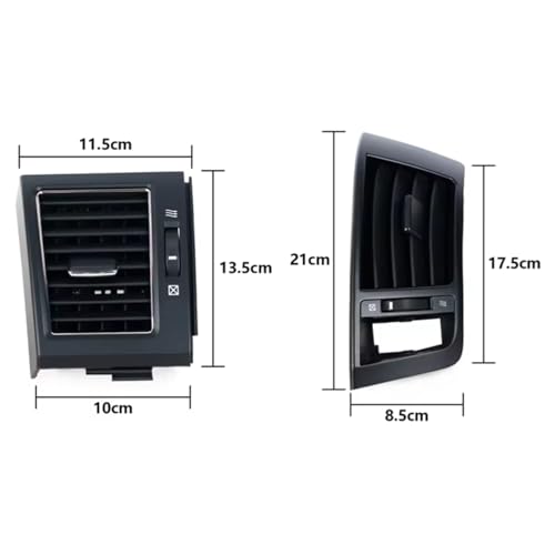 Sortie climatiseur A/C de voiture style grille console Land Cruiser 2008-2013 - 3