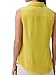 Calvin Klein Women's Crepe Sleeveless Button-Down Top