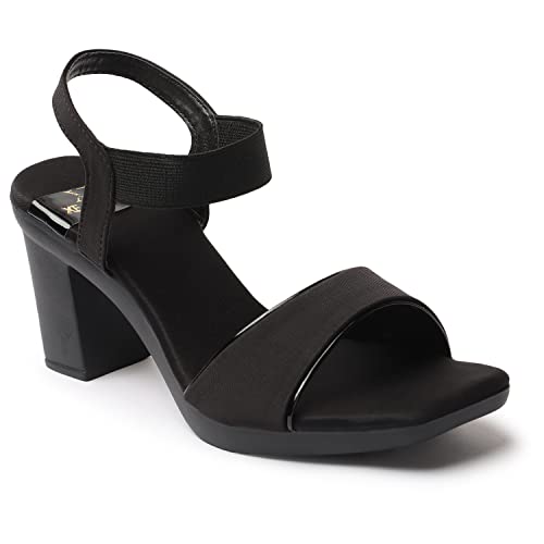 XE Looks Fancy & Comfortable Block Heel Sandal with Ankle Strap for women & Girls - Image 5