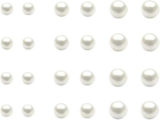 Earrings Designs: 5 Trendy Pearl Earrings for Women to Match Every Outfit 2026 17 12Pairs Simple Classic Pearl Earring for Women Stud Ear tops Kore...
