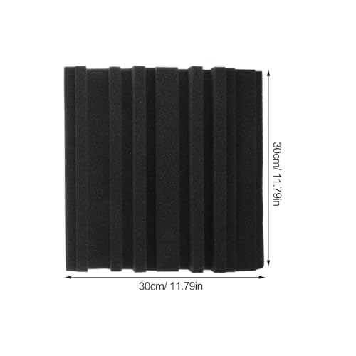 ibasenice 6 piezas Paneles Acústicos Absorbentes de Sonido Material Aislante Ignífugo de Alta Densidad para Estudios, Oficinas y Teatros en Casa miniatura 6