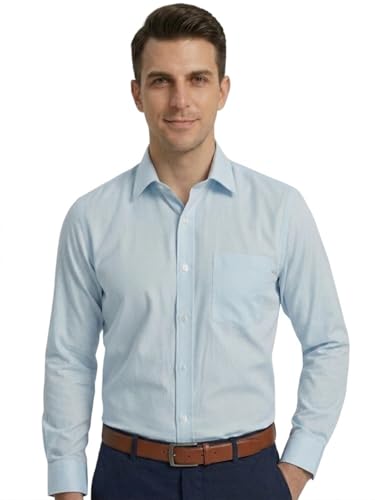 Image of Appel Touch Men's Cotton Blend Formal Shirt Full Sleeves