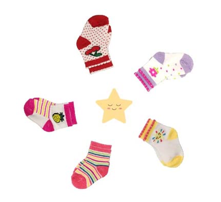 Baby Elements 20 Pair Baby Girl Anklet Socks Prints,Stripes And Solids (As1, Age, 12_Months, 24_Months) #TOP2