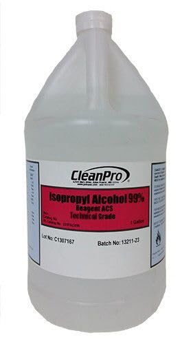 CleanPro 1 Gallon Technical-Grade 99% Isopropyl Alcohol, 4 Count