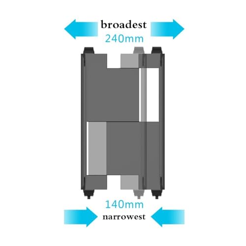 Soporte para CPU, Carrito Móvil Ajustable con Ruedas Bloqueables, Ideal para Torre de PC y Escritorio, Negro/Blanco (Blanco) miniatura 3