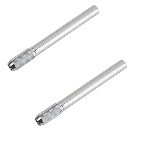 10 Best Colored Pencil Extenders That Every Artist Should Try 3 Silver Pencil Extenders Dual Head Pen Holder (2 Pcs)
