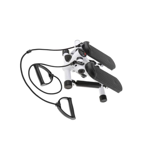 wueiooskj Mini escaladora de Acero Resistente para ejercitar Muslos y glúteos. Entrenamiento Cardiovascular en casa. Incluye Bandas de Resistencia.