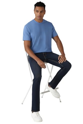Image of Peter England Men's Cotton Regular Fit Crew Round Neck Tshirt