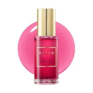 BYROE Beet Glow Boosting Face Serum | Target Redness & Dullness for a Smooth Complexion | Brightening Serum with Peptides and Vitamin C from Upcycled Beets | Vegan, 1.01 Fl Oz