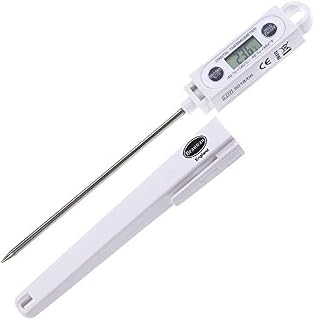Brannan Instant Read Meat Thermometer Digital Probe - Waterproof Thermometer for Fast Temperature Monitoring - Ideal Temperature Probe for use as a Meat Thermometer