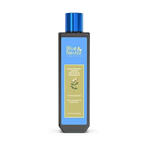 Blue Nectar Sensuous Jasmine Body Massage Oil Cover