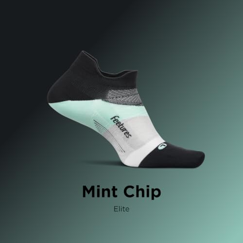 Image of Feetures Elite Light Cushion Mini Crew Sock - Sport Sock with Targeted Compression
