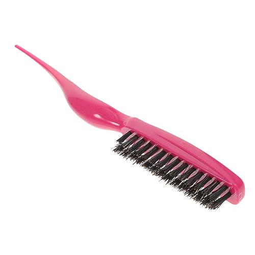 TOVINANNA Spazzola Per Capelli Con Setole Di Cinghiale Leggera e Compatta Pettine Stuzzicare Con Punta Affusolata e Manico Ergonomico Per Styling Delicato Liscia e Protegge Capelli Senza