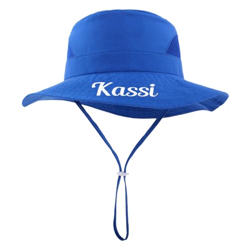 Personalized Baby Boy Mesh Sun hat Custom Name Toddler Bucket Hat Age 0-6 Years