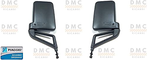  KIT 2 SPECCHIO SPECCHIETTO SPECCHIETTI RETROVISORE SINISTRO + DESTRO PIAGGIO APE TM 703 - APE 602 - APE POKER ORIGINALE PIAGGIO 612342 - 612343.