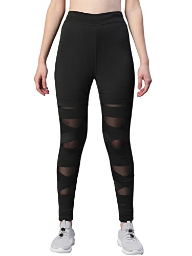 Image of BLINKIN Women's Skinny Fit Mid Rise Leggings