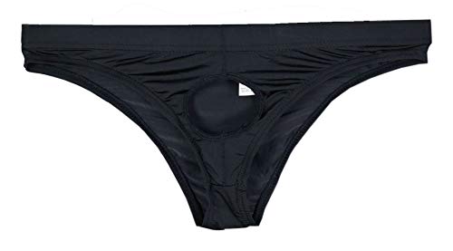 Naturemore Men's Sexy Thong Ice Silk Briefs Comfort Underwear