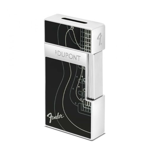 ST Dupont - Encendedor Biggy Fender Negro y Cromado