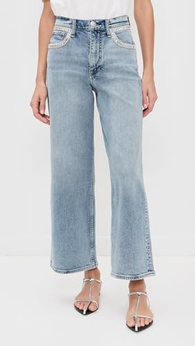 rag & bone Women's Andi High Rise Ankle Wide Leg Jeans2