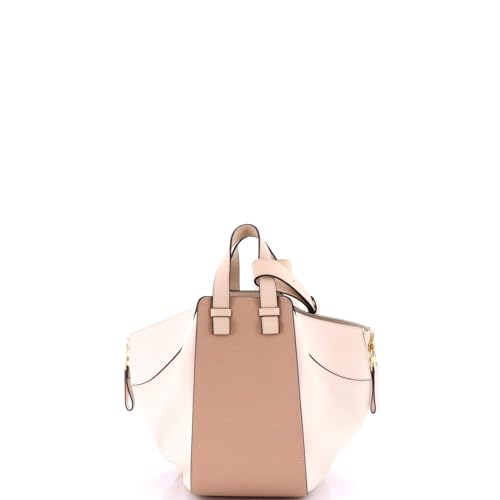 Pre-Loved Hammock Bag Leather Small, Pink3