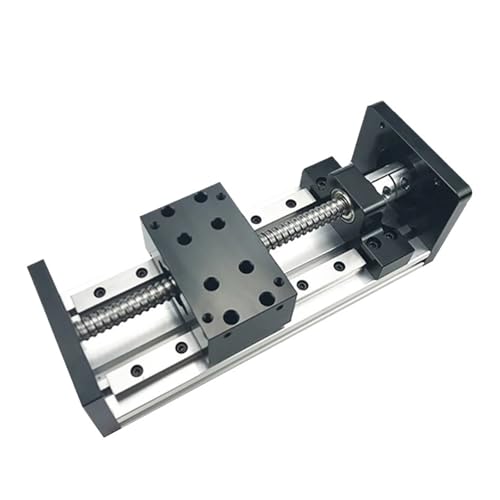 金属ボールねじナット SXG1605 スライディングステージ カップリング付き 移動距離 50-800mm ボールねじモーションテーブル リニアガイド MGR12(Effective Stroke 500)