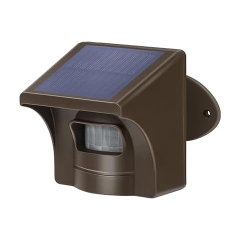 eMACROS Pro 4 Driveway Alarm with Phone App,1/2 Mile Long Range Solar Wireless Driveway Alarm,Outdoor Driveway Alarms Wireless Outside Weatherproof Motion Sensor & Detector（Only Sensor） Cover