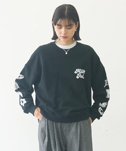 アンミル AnnMiru バックプリントスウェット ミルと365日 アンミル AnnMiru バックプリントスウェット ミルと365日