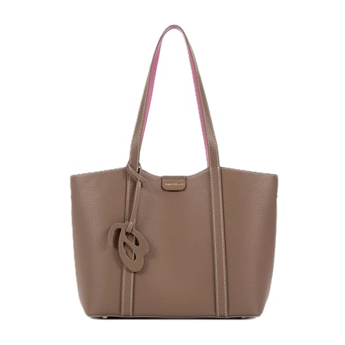 Image of CHRISBELLA Stylish Tote Handbag for Women & Girls - Ladies Faux Leather Shoulder Bag Purse with Top Handles