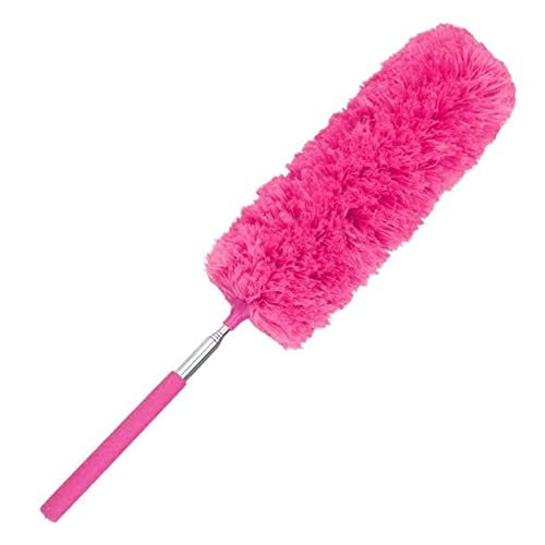 Telescoping Small Microfiber Duster As Seen on TV Removable Duster Head Cleaning Products - Single - Pink