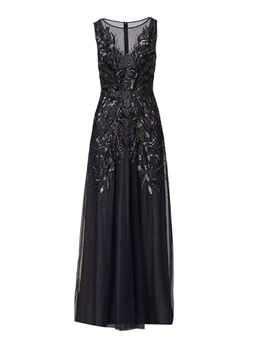 Image of Adrianna Papell Women's Bead Metallic Mesh Dress