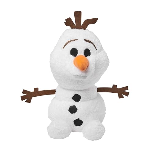 Disney Store Oficial Peluche Mediano Compensado Olaf, Frozen, 39 cm, Figura de Personaje con Bolsillo de Peso Removible, Apto Desde el Nacimiento
