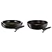 Tefal L65092 Ingenio Expertise Pfannen-Set | 3- teilig | Inklusive Griff | Schwarz | 24 + 28 cm & l6501902 Ingenio Expertise Pfanne Wok 2-teilig Aluminium schwarz 36,5 x 30,5 x 9 cm (diameter:28 cm)