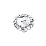 La combinaison de l'alliage de zinc et de cristal, brillant, à la mode et à charme