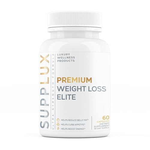 Premium Weight Loss Elite | Supports GLP-1 Pathway Function | Weight Loss Pills for Women, Fat Burner for Men | 5 Strategic Backed Ingredients | 3rd Party Tested Supplement - 60 Pills