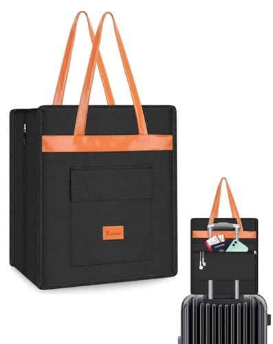 Yotako Hanging Shoe Bag with Leather Handle