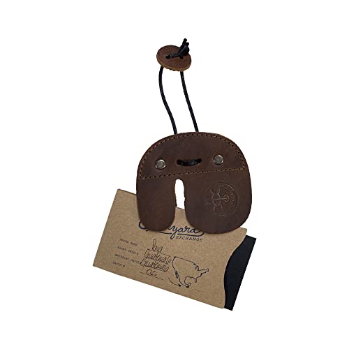 Valhalla Gear, Archery Finger Tab Handmade From Full Grain Leather - Protect Guard For Recurve Bows, Fingers Protector, Shooting Practice Gear Sports & Outdoors - Bourbon Brown #TOP6
