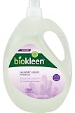 Biokleen Natural Laundry Detergent - 300 HE Loads - Liquid, Eco-Friendly - Lavender