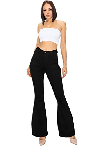 FASHION-LAND High Waisted Skinny Denim Distressed Ripped Jeans Pants Summer2