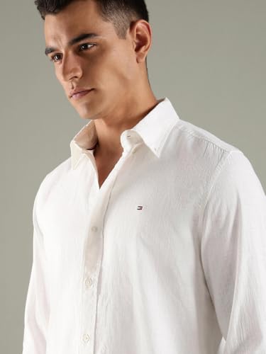 Image of Solid Regular fit Cotton Shirt