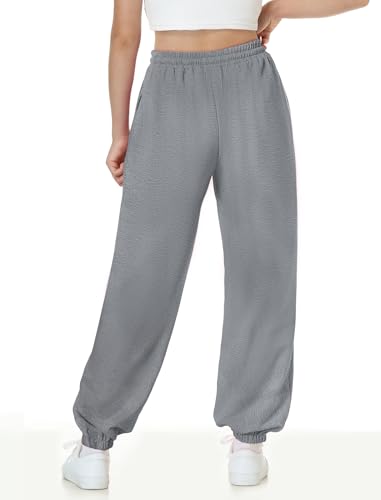 Image of EXARUS 3 Pack Girls Sweatpants Joggers Teen Sweat Pants Wide Leg