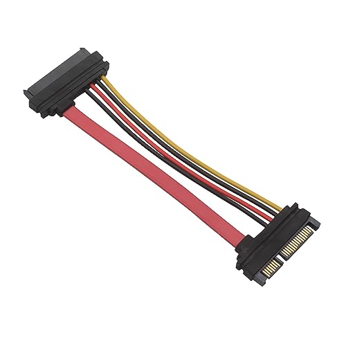Cable de extensión SAS a SATA con puerto de alimentación SATA 15 pines 0.5m miniatura 2