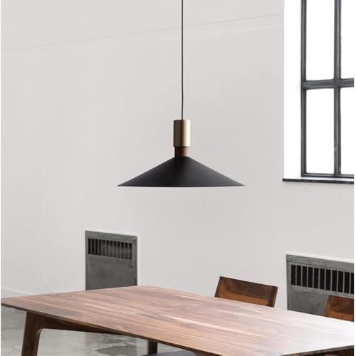 Chandelier minimaliste E27 suspendu industriel en métal pour éclairage bar - 3