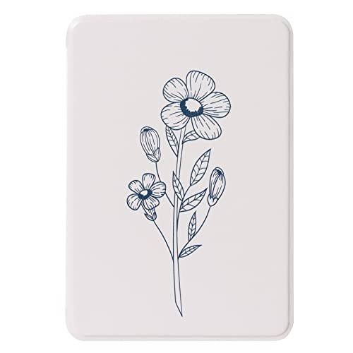 Image of CoBak Case for All New 6 Inch E-Reader 2024 and 2022 (11 Generation) - PU Leather Smart Cover, Auto Sleep and Wake, not Compatible with Kobo Clara.Orchids
