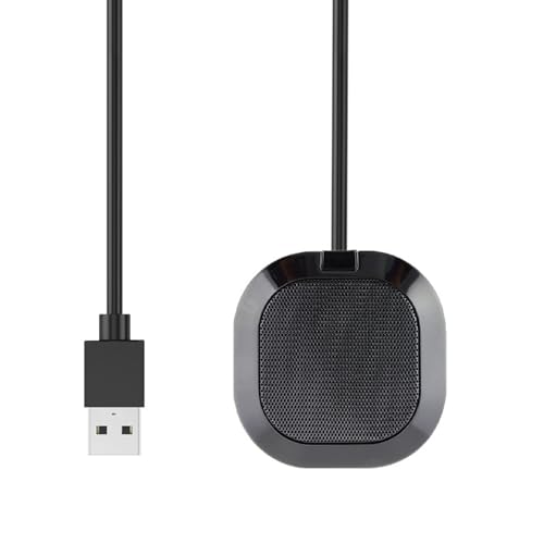 Microphone omnidirectionnel à condensateur USB avec base antidérapante stable