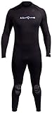 NeoSport Wetsuits Mens and Womens Premium Neoprene Full Suit, Men's Black , Large