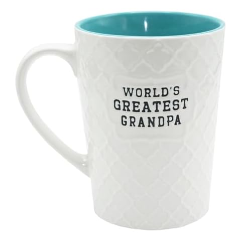 Ynsfree World's Greatest Grandpa 16 OZ Coffee And Tea Cups For dad.papa,husband,Thanksgiving Christmas,Valentine's Day or Anniversary Birthday Ceramic Funny Gifts Cute Mugs (World's Greatest Grandpa) Cover